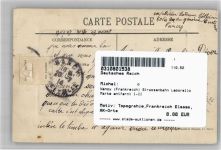 54000 Nancy - Nancy (Frankreich) Strassenbahn Leporello Marke entfernt I-II