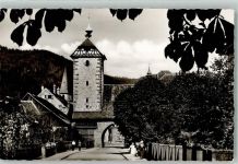 77736 W7615 Zell am Harmersbach Foto AK Storchenturm