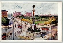 1020 Wien 2. Bezirk, Leopoldstadt Künstlerkarte Denkmal Tegetthof Praterstern