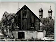 83671 W8174 Benediktbeuern Foto AK Historische von Fraunhofer-Glashütte Klosterkirche St. Benedikt Foto Original aus Archiv eines Ansichtskartenverlages Fotograf Thoma