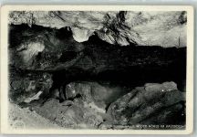 23795 W2360 Bad Segeberg 1937 Foto AK Höhle im Kalkberg Barbarossa Halle