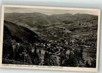 77784 W7617 Oberharmersbach - Panorama des Ortes mit St. Gallus Kirche Fotograf Grüninger