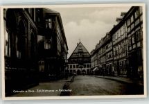 37520 W3360 Osterode am Harz Foto AK Schildstraße mit Ratskeller Verlag Julius Simonsen 32319
