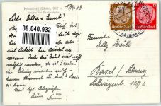 97653 W8743 Bischofsheim a d Rhön 1938 Foto AK Kloster Kirche