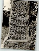 Irische Kreuze II No. XII/8 Ahenny/Nordkreuz Stamm Ostseite Fotograf Karl Hublow Konstanz Archäologie Foto AK