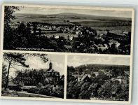 38704 W3384 Liebenburg Foto AK Schloss Blick zum Lewerberg