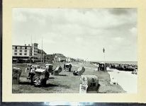27472 W2190 Duhnen FOTO KEINE AK Foto montiert auf Karton Grünstrand Fotograf Otto Schulze