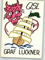 W8890 Oberbernbach CB-Station Graf Luckner Qsl-Karte