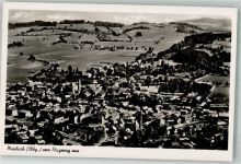 83714 W8160 Miesbach Foto AK Fliegeraufnahme Freigeg. d. R.L.M.