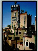 W6232 Bad Soden am Taunus Hundertwasser Künstlerkarte