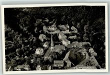 99768 O5505 Ilfeld , Südharz 1938 Foto AK Fliegeraufnahme des Ortes mit Kirche St. Georg-Marien und der Neanderklinik