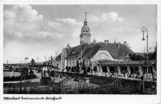 Schwinemünde / Swinoujscie. Partie am Kurhaus gelaufen kleiner Knick oben links, sonst gut erhalten
