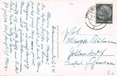 Schwinemünde / Swinoujscie. Partie am Kurhaus gelaufen kleiner Knick oben links, sonst gut erhalten