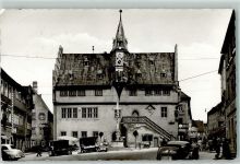 97199 W8703 Ochsenfurt - Marktszene Rathaus