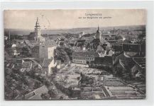 Langensalza von der Bergkirche aus gesehen. Feldpost kleiner Knick oben links und rechts, Vorder- und Rückseite leicht fleckig, sonst gut erhalten