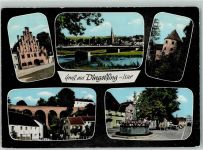 84130 W8312 Dingolfing - Turm Brunnen