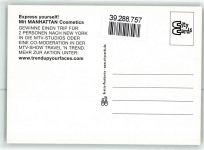 Manhattan Cosmetics - City Cards Werbung Kosmetik