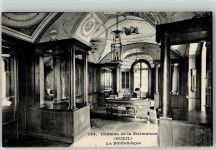 Rueil-Malmaison Chateau Interieur AK Bibliothek