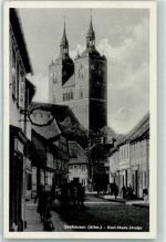 39615 O3550 Seehausen Altmark - Karl-Marx-Straße Kirche St. Petri