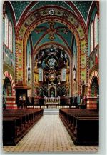 93413 W8490 Cham , Oberpf - Redemptoristenkirche inneres