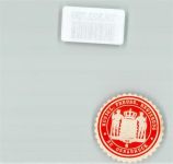 49074 W4500 Osnabrück Siegelmarke Königliche Preussische Regierung Krone Wappen Rot Weiß