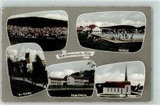 73262 W7313 Reichenbach an der Fils - Neue Schule Ev. Kirche Schwimmbad Kath. Kirche