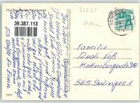 77723 W7614 Gengenbach - Volksbank Marktbrunnen Stadttor