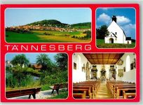 92723 W8481 Tännesberg - Wallfahrtskirche St. Jodok Inneres See Bank