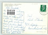 06406 O4350 Bernburg - Blick zum Rathaus Polyteche Oberschule Juri Gagarin Auto