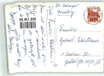 21335 W2120 Lüneburg - Am Sande mit Johanniskirche VW Käfer Oldtimer Scan verzogen