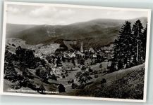 76596 W7564 Bermersbach , Murgtal Gebrauchsspuren mit Kath. Kirche St. Antonius