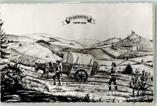59872 W5778 Eversberg , Kr Meschede Künstlerkarte Anno 1500 Landwirtschaft Planwagen Foto Original aus Archiv eines Ansichtskartenverlags