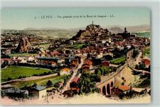43000 Le Puy-en-Velay - vue prise de la Route de Saugues