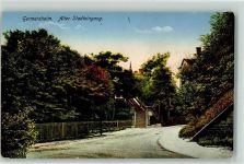 76726 W6728 Germersheim 1917 - Alter Stadteingang Treppe