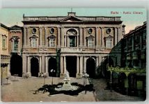 Valletta - Public Library Denkmal