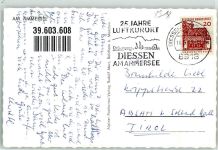 86911 W8918 Dießen a. Ammersee - Segelboote auf dem Ammersee Verlag Rudolf Merz