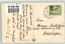 Appenzeller Tracht Junge angelt Fische Serie Nr. 9 Minouvis Künstlerkarte