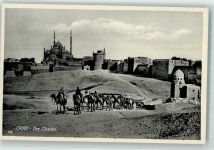 Kairo Cairo Foto AK Zitadelle Karawane