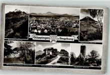 73033 W7320 Göppingen Foto AK Ramsberg Hohenstaufen Wäscherschloss Ruine Rechberg Staufeneck