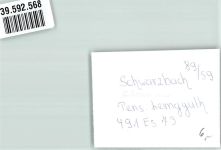 67471 W6738 Schwarzbach FOTO KEINE AK Pension Langguth Gästezimmer Foto Original aus Archiv eines Ansichtskartenverlags Ort handschriftlich
