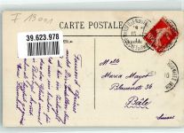 Marseille Frachtschiff Abfahrt eines Kuriers aus China LL Nr.117 Leuchtturm 1911