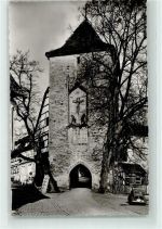 72070 W7400 Bebenhausen , Württ Foto AK Ehemaliges Jagdschloss Schreibturm