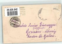Elisabeth Blumen LAndschaft Name auf AK 1906 Prägedruck