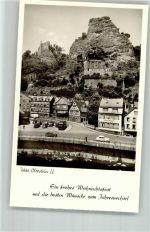 55743 W6580 Idar-Oberstein FOTO KEINE AK Felsenkirche Schloss Neujahr