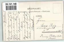 Kleines Bauerngehöft in den Niederlanden Tracht Wäsche aufhängen Gerstenhauer, J. G. Künstlerkarte