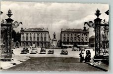 54000 Nancy 1959 Foto AK Foto Henry Place Stanislaus Denkmal Auto Oldtimer