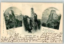 72805 W7414 Lichtenstein , Württ 1902 - Das Schloss
