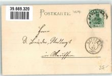 72805 W7414 Lichtenstein , Württ 1902 - Das Schloss