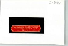 85221 W8060 Dachau - Med. Bahnhof Drogerie Hauff Planding GmbH Reklamemarke