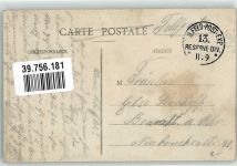 59145 Berlaimont 1914 - Feldpost WK I 13.Res.Div. Le Gouffre